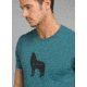 prAna Wolf Pack Journeyman T-Shirt - Mens, Deep Balsam Heather, Large, M13181436-DMHT-L