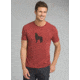 prAna Wolf Pack Journeyman T-Shirt - Mens, Mulled Wine Heather, Small, M13181436-MWHT-S
