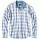 prAna Woodman Flannel Shirt - Men's-Vintage Cobalt-Small