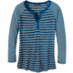 prAna Zoe Henley Top - Women's -Pure Blue-X-Small