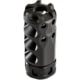 Precision Armament Hypertap Ti Muzzle Brake, 6.5mm/.264 Caliber, 5/8x24, Matte Black DLC, Black, A04826