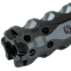 Precision Armament HYPERTAP Ti Muzzle Brake, Titanium-Slim, 6.5mm/.264Cal, 5/8-24, Black, A04814