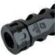 Precision Armament HYPERTAP Ti Muzzle Brake, Titanium-Slim, 6.5mm/.264Cal, 5/8-24, Black, A04814