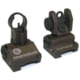 Precision Reflex Flip Up Front &amp; Rear Iron Sight Combo