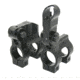 Precision Reflex Flip-Up Front Sight Gas Block, .308, Armalite Elevation, .875 Diameter, Black, 03-0023