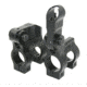 Precision Reflex Flip-Up Front Sight Gas Block, .308, Armalite Elevation, .936 Diameter, Black, 03-0024