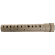 Precision Reflex Gen 3 14in Round Free Float Forearm w/ Holes, No Rails, Flat Dark Earth, 05-073-14THDE