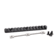 Precision Reflex PRI Delta Replacement Bottom Rail Forearms, 5.5in, Black, 05-071-5B