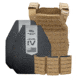 Predator Armor Level IV Ceramic Loaded Bundle, Coyote, One Size, 762765666739