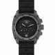 Predator II 44mm Silver Steel Case, Black-Red Dial