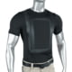 Premier Body Armor 360 Core Everyday Armor T-Shirt w/ 2 Level IIIA Panels, Crew Collar, Black, Small, 360-EAT-BLACK-S-CORE