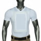 Premier Body Armor 360 Core Everyday Armor T-Shirt w/ 2 Level IIIA Panels, V-Neck, White, Large, 360-EAT-WHITE-L-V-CORE
