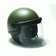 Premier Crown Corp Liquitac Riothelmet, Face Shield, OD Green, One Size, 90033LT