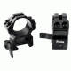 Presma 1in Quick Release Medium Profile Scope Rings for Picatinny/Weaver Rails, Black, PRWG020