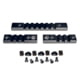 Presma 2 Pcs 3 Slot 1 7 Slot Picatinny Rail Section Kit for M-LOK Style Slots, with Sling Swivel Adapter, Black, RLMLK1