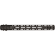 Presma 223/5.56 Super Light M-LOK Free Float Handguard w/Partial Top Rail, 15 in, Black, UMMARA15