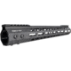 Presma M-LOK Free Float Handguard w/Partial Top Rail, 15 in, Black, UMM38D15-H