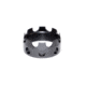 Presma Aluminum Castle Nut for .223/5.56/.308 Buffer Tube Receiver End Plates, Black, ABNT03