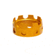 Presma Aluminum Castle Nut for .223/5.56/.308 Buffer Tube Receiver End Plates, Golden, ABNT03-GL