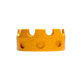 Presma Aluminum Castle Nut for .223/5.56/.308 Buffer Tube Receiver End Plates, Golden, ABNT03-GL