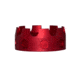 Presma Aluminum Castle Nut for .223/5.56/.308 Buffer Tube Receiver End Plates, Red, ABNT03-R