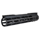 Presma AR-10 LR 308 Super Light M-LOK Series Free Float Handguards with Partial Top Rail, 10in DPMS Low Profile, Black, M38MP/L10