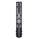 Presma AR-10 LR 308 Super Light M-LOK Series Free Float Handguards with Partial Top Rail, 10in DPMS Low Profile, Black, M38MP/L10