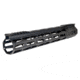 Presma AR-10 LR 308 Super Light M-LOK Series Free Float Handguards with Partial Top Rail, 13in DPMS Low Profile, Black, M38MP/L13