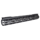 Presma AR-10 LR 308 Super Light M-LOK Series Free Float Handguards with Partial Top Rail, 15in DPMS Low Profile, Black, M38MP/L15