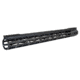 Presma AR-10 LR 308 Super Light M-LOK Series Free Float Handguards with Partial Top Rail, 19in DPMS Low Profile, Black, M38MP/L19