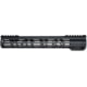Presma AR-15 M-LOK Free Float Handguard, 13 in, Black, MMARE13