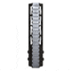 Presma AR-15 Super Light M-LOK Series Free Float Handguards, 7in, Black, MARM7