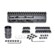 Presma AR-15 Super Light M-LOK Series Free Float Handguards, 7in, Black, MARM7