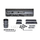 Presma AR-15 Super Light M-LOK Series Free Float Handguards, 7in, Black, MARM7