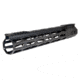 Presma AR-15 Super Light M-LOK Series Free Float Handguards with Partial Top Rail, 13in, Black, MARMP13