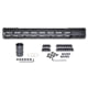 Presma AR-15 Super Light M-LOK Series Free Float Handguards with Partial Top Rail, 15in, Black, MARMP15