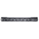 Presma AR-15 Super Light M-LOK Series Free Float Handguards with Partial Top Rail, 17in, Black, MARMP17