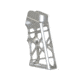 Presma AR Lightweight Skeletonized Rear Pistol Style Grip, Silver, GP26-S