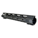 Presma Jackal 16.5in AR-15 .223.5.56 Free Float KeyMod Handguard, Super Slim ID 1.35in, 6061-T6 Aluminum Alloy w/ Steel Barrel Nut, Matte Black PRJA101