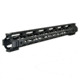 Presma Jackal 19.5in Extra Long AR-15 .223.5.56 Free Float KeyMod Handguard, Super Slim ID 1.35in, 6061-T6 Aluminum Alloy w/ Steel Barrel Nut, Matte Black PRJA111