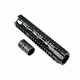 Presma Kangaroo Series AR Style Free Float Handguard Quad Rail Mount, Black, 10 in PRKA021