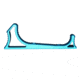 Presma Lightweight Aluminum Hand Stop for M-LOK Slots, Blue, HSML01-B