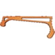 Presma Lightweight Aluminum M-LOK Handstop, Orange, HSML02-OR