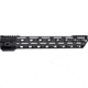 Presma M-LOK Free Float Handguard w/Partial Top Rail, 10 in, Black, UMM38D10-H