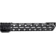 Presma M-LOK Free Float Handguard w/Partial Top Rail, 10 in, Black, UMM38D10-H