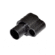 Presma Mil-Spec Muzzle Brake Recoil Compensator for 5in 1911 .45 ACP Handguns, Black, MZ-11-B