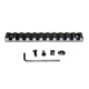 Presma Picatinny Rail Section for M-LOK Style Mounts, 11 Slot, Black, RL-ML11