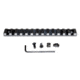 Presma Picatinny Rail Section for M-LOK Style Mounts, 13 Slot, Black, RL-ML13