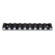 Presma Picatinny Rail Section for M-LOK Style Mounts, 9 Slot, Black, RL-ML9