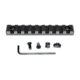 Presma Picatinny Rail Section for M-LOK Style Mounts, 9 Slot, Black, RL-ML9